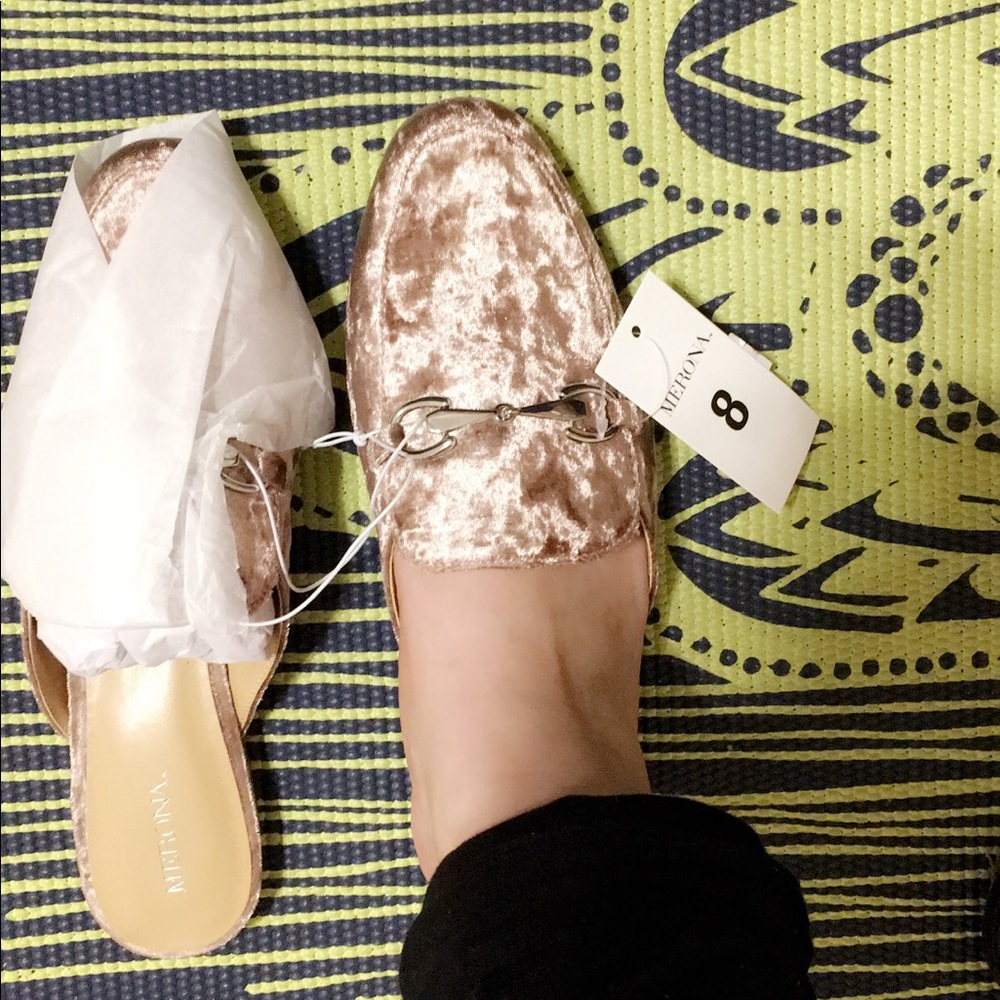 Merona womens loafers velvet NWT 💕💚❤️🎉🌟💕💚 - Picture 6 of 6
